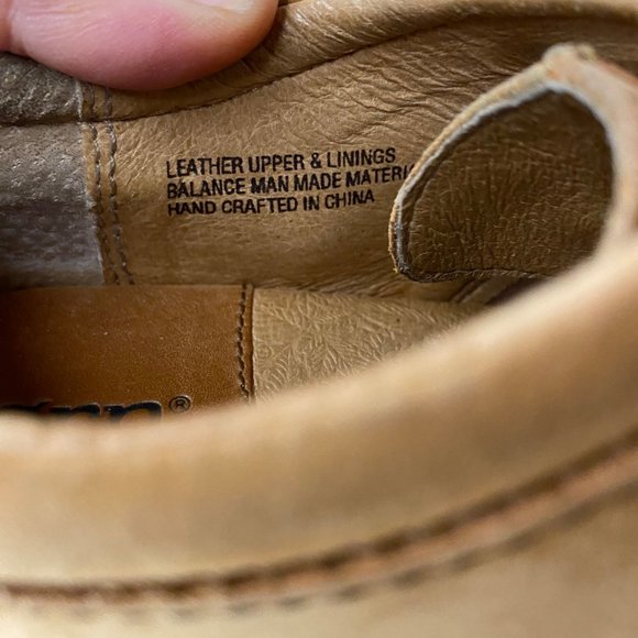 Born Sahara brown leather lace up driving shoes oxfords w1244 women size 6 - Picture 8 of 8